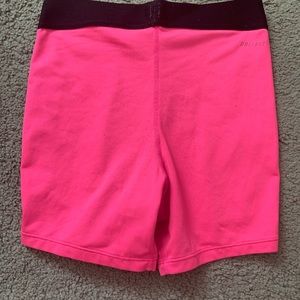 Hot pink nike pros
